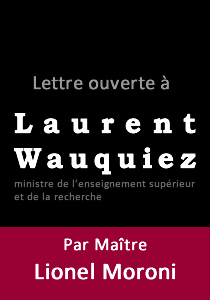 Lettre ouverte Ã  Laurent Wauquiez Par MaÃ®tre Morini avocat Laroussi Oueslati